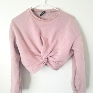 Pink Tied Up Sweater